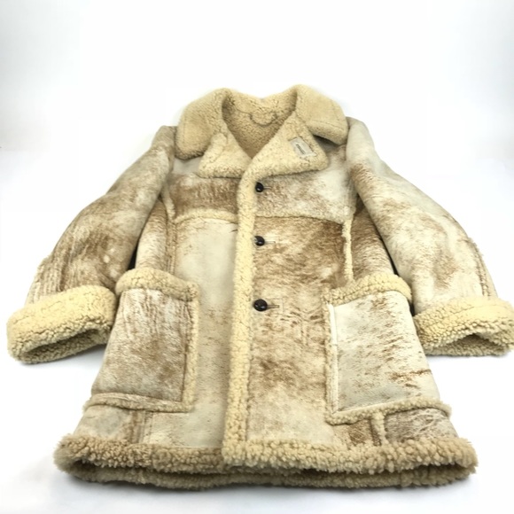 woolrich shearling coat